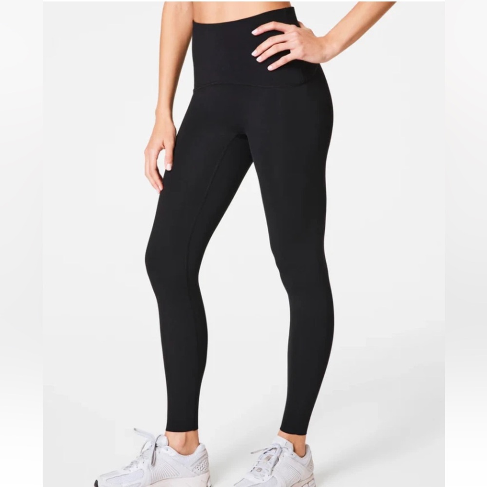 SPANX Soft & Smooth Leggings 3X Very Black Full Length 50719R Comfy‎ Shaping NEW
